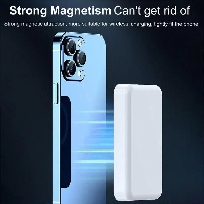 [Magnetic Power Bank]5000Mah Magnetic Power Bank for Iphone 12–17 Series, Works Best with Magsafe Case or No Case, Portable Wireless Charger Summerwins,#Dealsforyoudays
