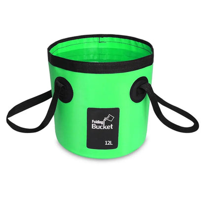 Portable Folding Water Bucket, Collapsible Water Container, 12 L / 20 L Water Storage Bag with Straps, Multifunctional Water Storage Bladder for Outdoor Camping and Hiking #GLOBAL PICKS