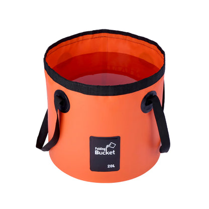 Portable Folding Water Bucket, Collapsible Water Container, 12 L / 20 L Water Storage Bag with Straps, Multifunctional Water Storage Bladder for Outdoor Camping and Hiking #GLOBAL PICKS