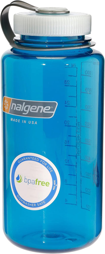 Durable Tritan Wide Mouth Water Bottle - BPA-Free, 32 Oz, Trout Green for All Your Adventures
