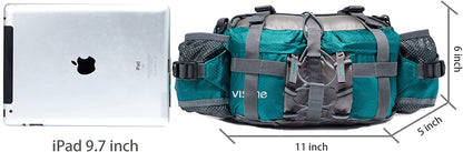 Waist Bag with Water Bottle Holder Hydration Hip Backpack Hiking Fanny Pack Utility Belt