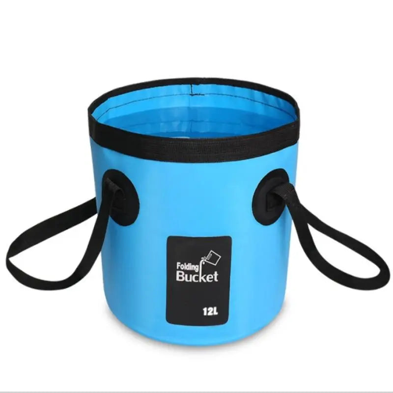 Portable Folding Water Bucket, Collapsible Water Container, 12 L / 20 L Water Storage Bag with Straps, Multifunctional Water Storage Bladder for Outdoor Camping and Hiking #GLOBAL PICKS