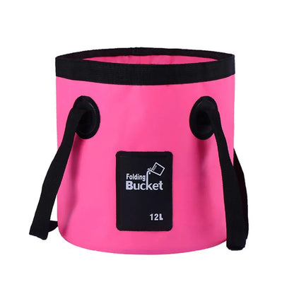 Portable Folding Water Bucket, Collapsible Water Container, 12 L / 20 L Water Storage Bag with Straps, Multifunctional Water Storage Bladder for Outdoor Camping and Hiking #GLOBAL PICKS