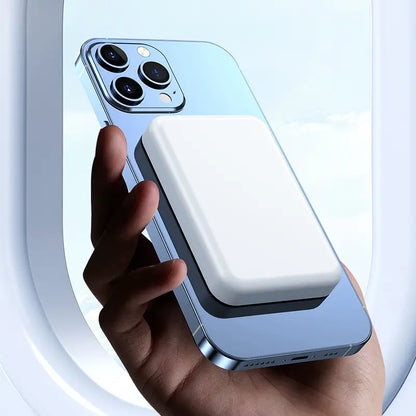 [Magnetic Power Bank]5000Mah Magnetic Power Bank for Iphone 12–17 Series, Works Best with Magsafe Case or No Case, Portable Wireless Charger Summerwins,#Dealsforyoudays